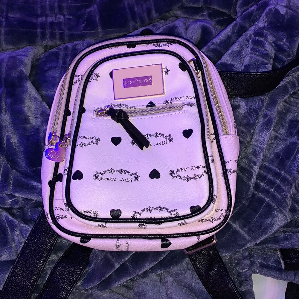 Betsey Johnson mini purse backpack